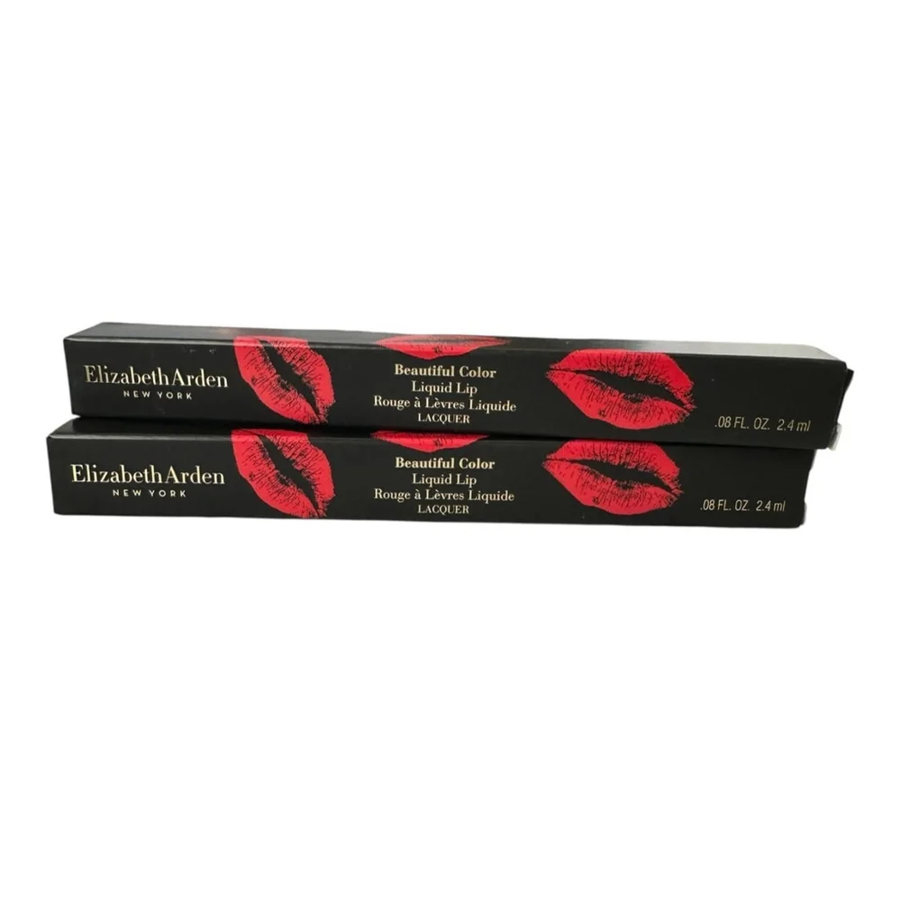 2 Pack! Elizabeth Arden Beautiful Color Bold Liquid Lip Lacquer 27L Casual